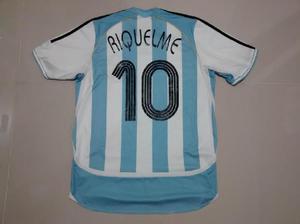 camiseta juan roman riquelme, argentina 2006/07 -