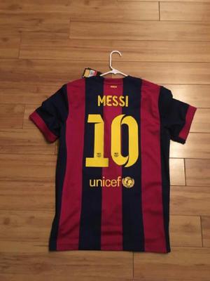 camiseta original Barcelona marcada con Messi - Restrepo