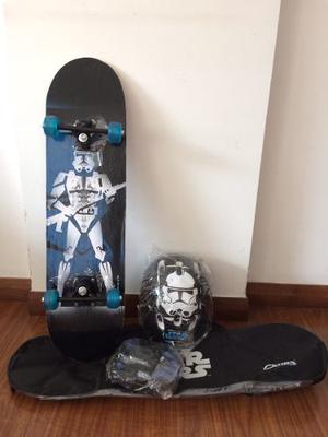 Tabla Skate Patineta Con Motivo Star Wars