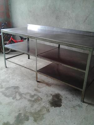 mesa para panadería en acero inoxidable permuto por moto