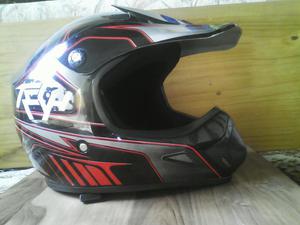 Casco Motocross Marca Tech Y Gafas