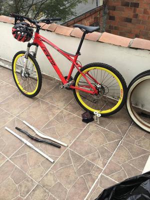 Vendo Bicicleta Mtb Gw Roja