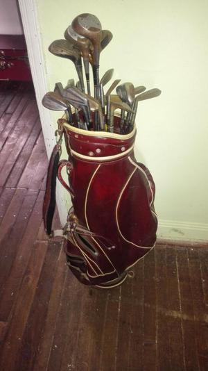 set de palos de golf antiguos