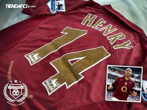 Camiseta Arsenal Henry  Vinotinto Highbury Retro