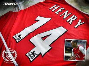 Camiseta Henry  Arsenal Nueva Retro