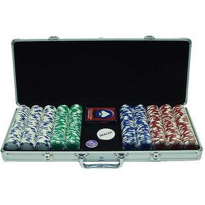 Fichas De Póker 500pc 11,5 G Hold Em De Marca Con Estuche