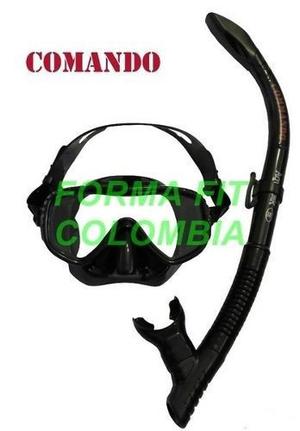 Set Snorkeling Aquatek Color Negro.