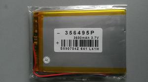 Baterias de litio 3.7v3600 mAh recargables tablets celulares
