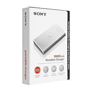 Cargador Portatil SONY de 10.000mah con 2 Puertos USB para