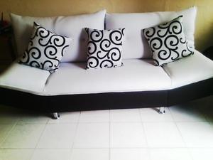 Sofa Blanco y Negro de Gama alta