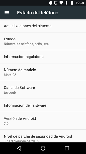 Actualización Android 7.0 Motorola