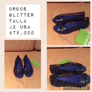 Crocs Isabella Glitter Flat