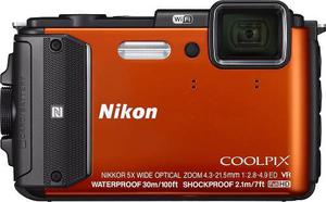 Nikon Coolpix Aw130 Naranja Camara Digital Sumergible