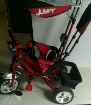 Triciclo Nuevo Marca Jumpy Rojo