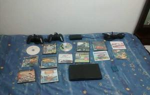 Play 2 Con 2 Controles Y Mas De 15 Juegos