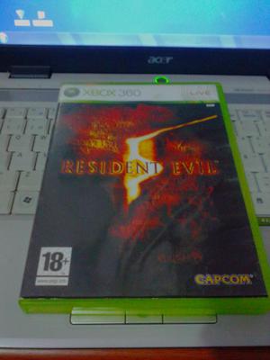Resident Evil 5 Fisico Original xbox 360 sin detalles