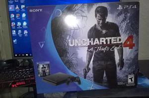 VENDO PLAY 4 SLIM CON UNCHARTED 4 NUEVO