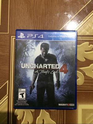 Vendo Juego para Play 4 Uncharted 4