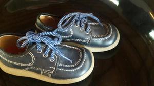 Zapatos Escolares Azul