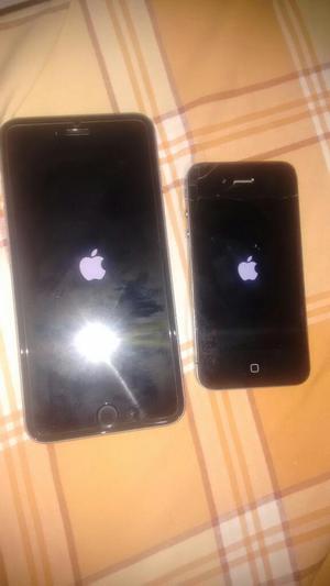 2 iPhone 1 6plus Y 4s con Bloqueo Icloud