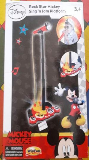 Microfono con plataforma de sonidos Mickey