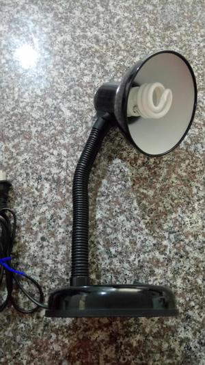 Lámpara de escritorio flexible negra E27