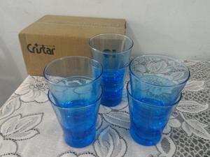 vasos de vidrio de marca crystar