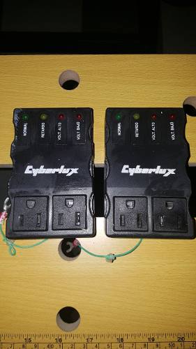 Kit Regulador Y Protector Electronico De 2 Puertos Cyberlux