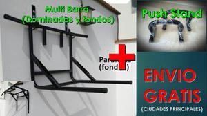 Multi Barra Dominadas 2en1 Fondos/ Push Stand / Envio Gratis