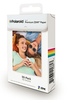 Polaroid 2x3 Pulgadas Premium Zink Photo Papel (50 Hojas).