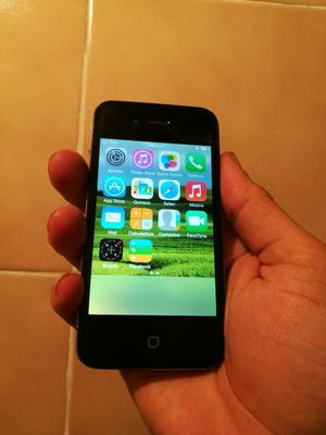 iPhone 4 de 8 Gb Color Negro Como Nuevo