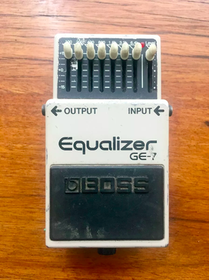 Boss Ge7 Ecualizador Pedal para guitarra en buen estado