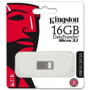 Memoria Usb Kingston 16gb Dt Micro 3.1 Ultrapequeña