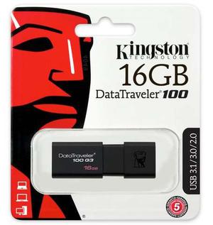 Memoria Usb Kingston 3.1 Dt100 G3 16gb