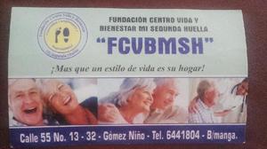 Fundación Centro Vida Y Bienestar Mi Segunda Huella. -