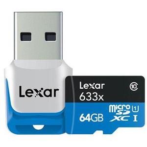 Memoria Lexar Micro Sd 64gb Clase mb/s Gopro Drone