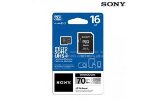 Micro Sd 16gb Clase 10 Sony Original Sdhc Uhsi Hasta 70mb/s