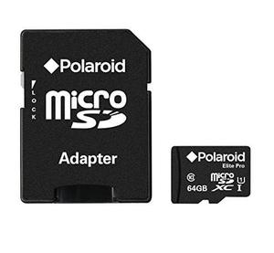 Polaroid Elite-pro De 64 Gb Microsdxc Uhs-i Clase 10 Tarj...
