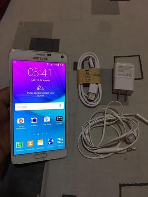 Samsung Galaxy Note 4 en Perfecto Estado Como Nueva con Sus