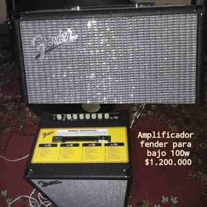 Amplificador De Bajo Fender Rumble 100w