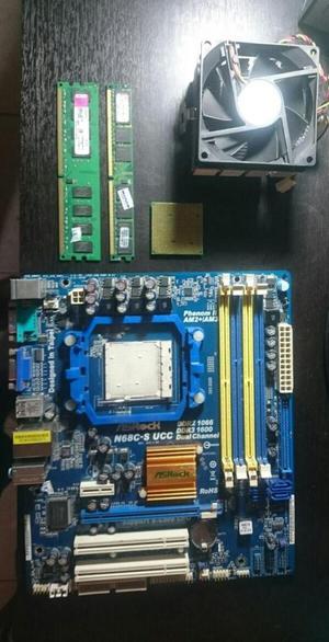 Combo Board Asrock, Procesador Amd Athlon Y Memoria Ram