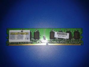 Memoria Ram DDR2 1GB y 512 MB usadas