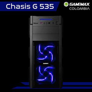 NUEVO chasis o caja gamer GAMEMAX 535 CR Nueva 2 coolers