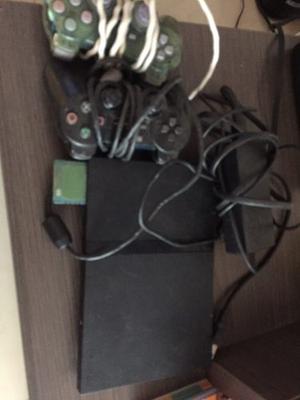 Playstation2 + 2 Controles Y Memory Card