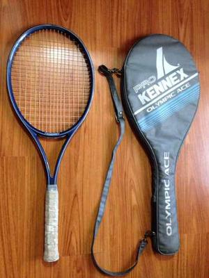 Raqueta De Tennis Pro Kennex Olympic Ace Usada Con Forro