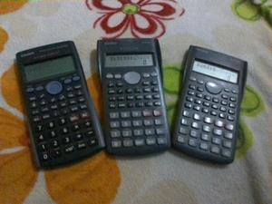 vendo 3 calculadoras cientificas
