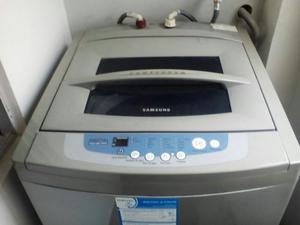 Lavadora Samsung Plateada Tecnología Fuzzy Excelente Precio