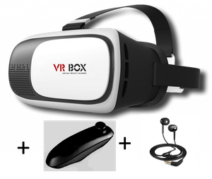 Gafas de Realidad Virtual Vr Box control remoto audifonos.