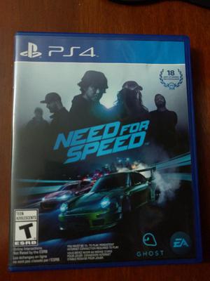 Need For Speed - Ps4. Excelente Estado