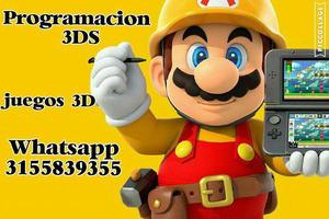 SE PROGRAMAN CONSOLAS 2DS y 3DS PARA JUEGOS 3D